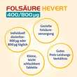 Fols&auml;ure Hevert 400 / 800 µg Tabletten - 2