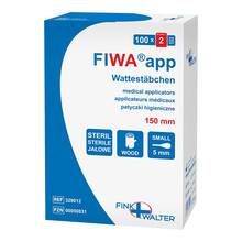 Wattest&auml;bchen kleiner Kopf steril 100x2 St