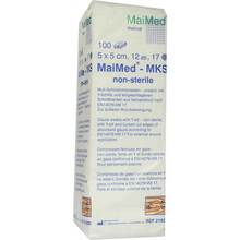 Schlitzkompressen 5x5cm 12fa 100 St