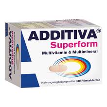 Abbildung: Additiva Superform Filmtabletten 30 St, Filmtabletten PZN 00725772 