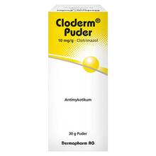 Abbildung: Cloderm Puder 30 g, Puder PZN 00976623 
