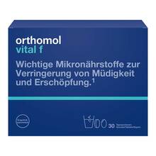Abbildung: Orthomol Vital F Grapefruit Granulat / Kapseln 30 St, Granulat PZN 01028526 