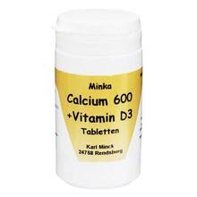 Abbildung: Calcium 600 mg + D3 Tabletten 60 St, Tabletten PZN 01054021 