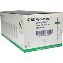 BD Vacutainer Safety Lok 21G 18cm Blutentnahme Set 50 St
