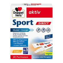Abbildung: Doppelherz Sport Vitamine+Mineralien Direct Pellets 20 St PZN 01152114 