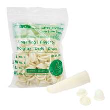 Abbildung: Fingerling Latex Größe 3 unsteril puderfrei 9777 100 St PZN 01333790