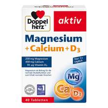 Doppelherz Magnesium+Calcium+D3 Tabletten 40 St
