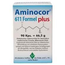 Abbildung: Aminocor 611 Formel plus Kapseln 90 St, Kapseln PZN 02163255 
