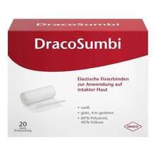 Dracosumbi Fixierbinde 6 cm x 4 m wei&szlig; 20 St