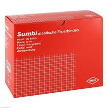 Dracosumbi Fixierbinde 8 cm x 4 m wei&szlig; 20 St