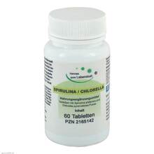 Abbildung: Spirulina + Chlorella Tabletten 60 St, Tabletten PZN 02165142 