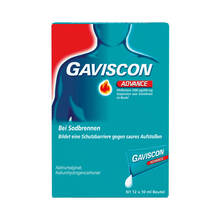 Abbildung: GAVISCON® Advance Pfefferminz Suspension bei Sodbrennen 24X10 ml, Suspension PZN 02240777 