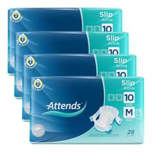 Attends Slip Active 10 medium 4x28 St