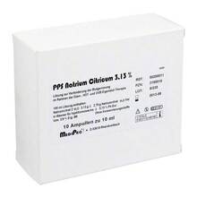 Natriumcitrat 3,13% Ampullen 10x10 ml