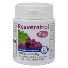 Abbildung: Resveratrol plus Kapseln 60 St, Kapseln PZN 03244346 