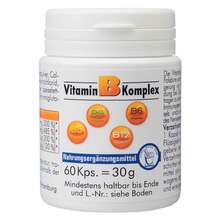 Abbildung: Vitamin B Komplex Kapseln 60 St, Kapseln PZN 03626668 