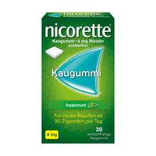 nicorette® Kaugummi freshmint, 4 mg Nikotin 30 St