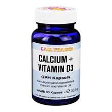 Abbildung: Calcium + Vitamin D3 GPH Kapseln 60 St, Kapseln PZN 04424369 