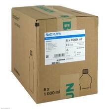 Kochsalzl&ouml;sung 0,9% B.Braun Sp&uuml;ll&ouml;sung Ecotainer 6x1000 ml