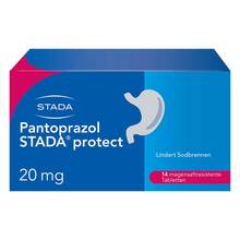 Abbildung: Pantoprazol STADA protect 20 mg magensaftresistent Tabletten 14 St, Tabletten magensaftresistent PZN 06415618 