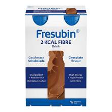 Fresubin 2 kcal fibre Drink Schokolade Trinkflasche 4x200 ml