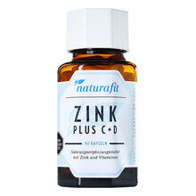 Naturafit Zink Plus C + D Kapseln 90 St