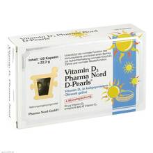 Abbildung: Vitamin D3 Pharma Nord Kapseln 120 St, Kapseln PZN 06558789 