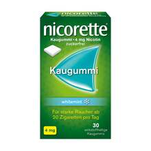 nicorette Kaugummi whitemint, 4 mg Nikotin 30 St