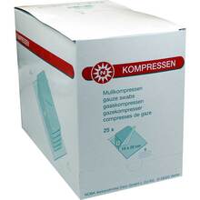 Mullkompressen 10x20cm 8-fac 25x5 St