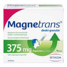 Abbildung: Magnetrans direkt 375 mg Granulat 20 St, Granulat PZN 07758289 