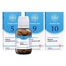 Abbildung: DHU Schüssler-Salze Kur mit Nr. 5+9+10 600 St, Tabletten PZN 08012885 