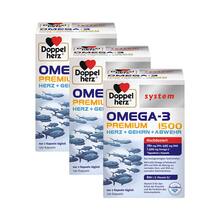 Doppelherz Omega-3 Premium 1500 system Kapseln 3x120 St