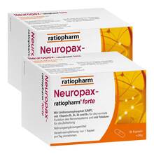 Abbildung: Neuropax-ratiopharm forte Kapseln 2x80 St, Kapseln PZN 08032351 