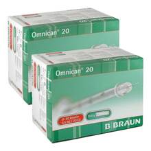 Omnican 20 0,5ml Insulinspritzen U-4 2x100 St