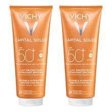 Vichy Capital Soleil Sonnenschutz-Milch LSF 50+ für Gesicht und Körper 2x300 ml