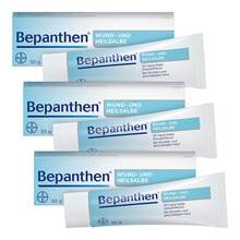 Abbildung: Bepanthen Wund- und Heilsalbe bei oberflächlichen Hautverletzungen Salbe, 3x50 g PZN 08032621