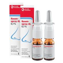 Abbildung: NASENSPRAY AL 0,1% 2x10 ml, Lösung PZN 08032866 
