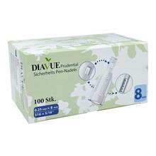 Diavue Prudential Sicherheits Pen-Nadeln 31 Gx8 mm 100 St