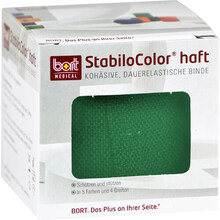 Abbildung: Bort Stabilocolor haft Binde 10cm grün 1 St, Binden PZN 08829330