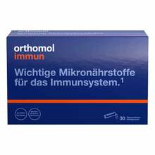 Abbildung: Orthomol Immun Direktgranulat Menthol-Himbeere 30 St, Granulat PZN 08885937 
