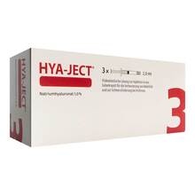 Abbildung: HYA-JECT Hyaluronsäure Fertigspritzen 3 St, Fertigspritzen PZN 08896786 