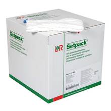 Abbildung: Bauchtuch lite 40x40cm 6fach steril weiß RK 6X5 St, Tücher PZN 09214062 