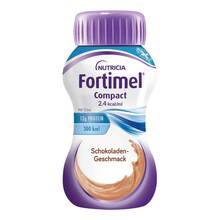 Abbildung: Fortimel Compact Schokoladengeschmack 8X4X125 ml, Flüssigkeit PZN 09265964