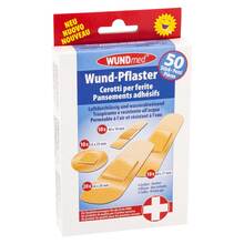 Wundpflaster luftdurchl&auml;ssig + wasserfest 4 Gr&ouml;&szlig;en 50 St