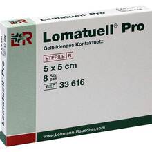 Lomatuell Pro 5x5 cm steril 8 St