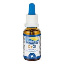 Abbildung: Vitamin D3 Öl Dr. Jacobs Tropfen 20 ml, Tropfen zum Einnehmen PZN 10038446 
