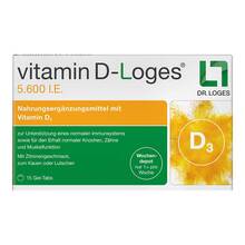Vitamin D-Loges 5.600 I.E. Kautabletten 15 St