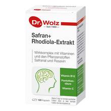 Abbildung: Safran + Rhodiola-Extrakt Dr. Wolz Kapseln 120 St, Kapseln PZN 10251944 