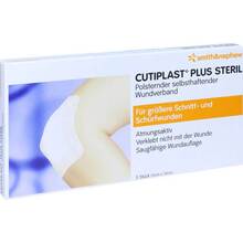 Cutiplast Plus steril 7,8x15 cm Verband 5 St