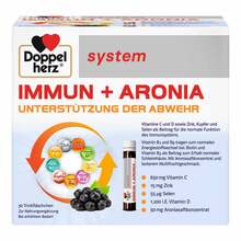 Abbildung: Doppelherz system Immun+Aronia Ampullen 30 St, Ampullen PZN 10518152 